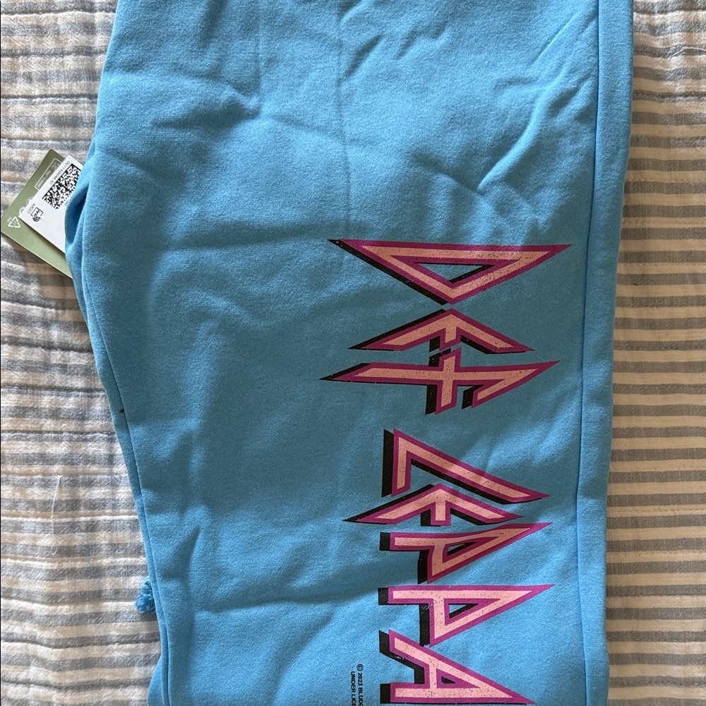 H&M Blue Graphic Joggers